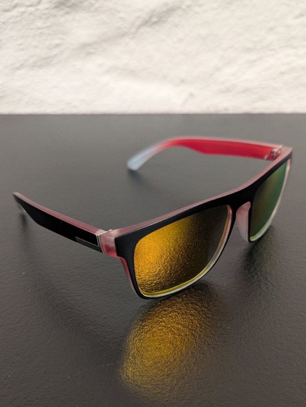 Red & Black Reflective Shades